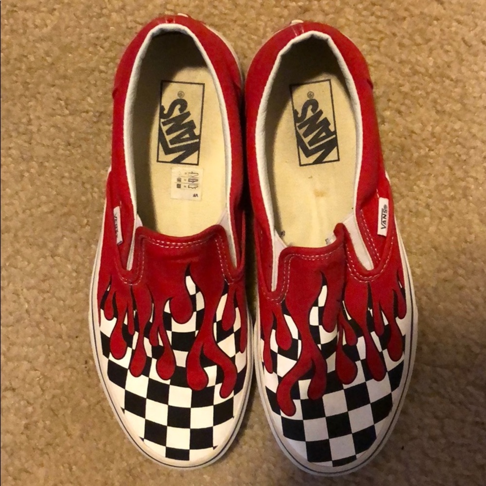 Red drip vans